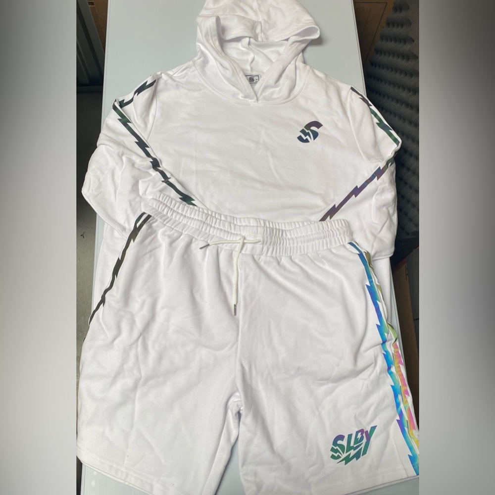 Soleboy White Reflective Tracksuit